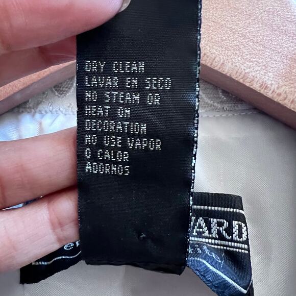 Jessica Howard Formal 2 PC Cream Color Jacket Beaded and Dress Set Sequins Sz 6P - Picture 8 of 8